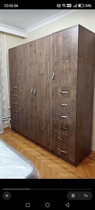 Yataq otağı dəstləri: İkinəfərlik çarpayı, Dolab, Yeni — 1