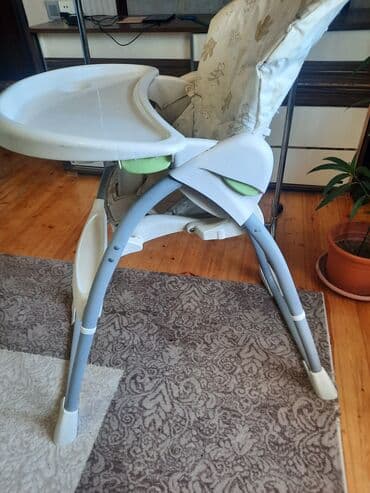 детский компьютерный стул: Uşaq yemək stulu - Yumşaq, naxışlı oturacaq və bel dəstəyi; arxada — 2