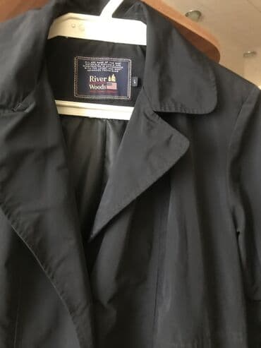 trenc: Плащ тренч темносиний, в отличном состоянии — 1