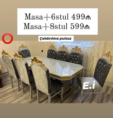 gemi boyası: Qonaq otağı üçün, Yeni, 6 stul — 1