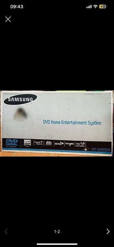musiqi sentir: Samsung HT-D455K – DVD Home Entertainment System Xüsusiyyətlər: - 5.1 — 1