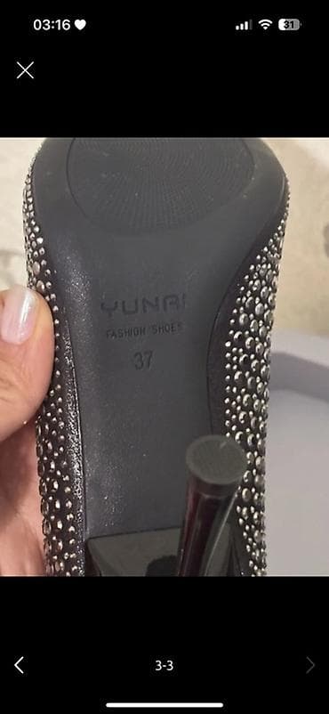 Сапоги: YUNAI brendi qadın tuflisi yenidir 40 azn alınıb - Model: Klassik — 2