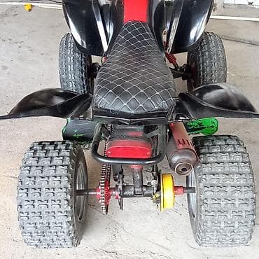 16 liq disk teker: Uşaq üçün benzinli kvadrosikl (ATV) - 4 təkərli, iri dişli off-road — 4