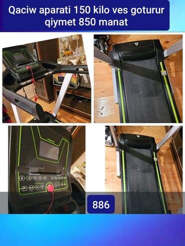 беговая дорожка цены: Funksional qaçış aparatı, məşq zamanı rahatlıq və təhlükəsizlik üçün — 1