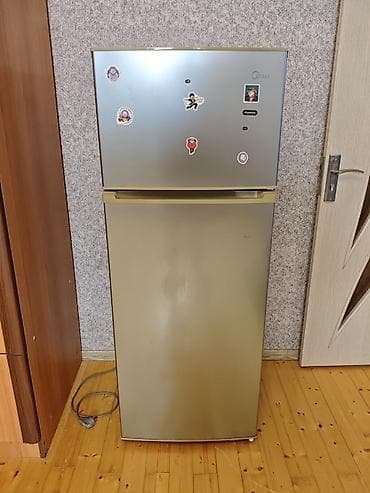 Elektronika: İşlənmiş 2 qapılı Midea Soyuducu Satılır, rəng - Boz — 1