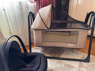 zeytun yağı qiyməti: Oğlan və qız üçün, İşlənmiş, Dördbucaq, Beşik, Matras ilə, Yellənmə mexanizm ilə — 3