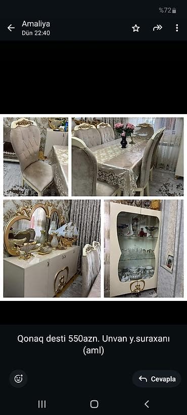 masa dəsdi: İşlənmiş, Dolab, Komod, Masa və oturacaqlar, Kredit yoxdur — 1