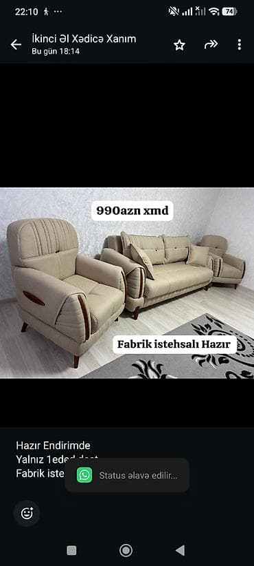 Hazır Endirimde Yalnız 1eded dest Fabrik istehsalı Çatdırılma şeher — 1