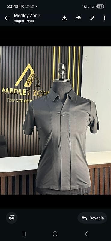 mayka modelleri: Kişi polo və t‑şört kolleksiyası - Modellər: - Fermuarlı polo köynək — 10