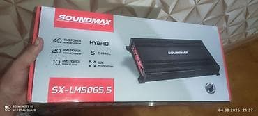 SOUNDMAX SX-LM5065.5 – 5 kanallı hibrid avtomobil gücləndiricisi 20