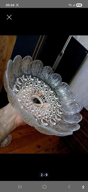 atv plus sumqayit: 324,azn,ə, Viliroydan,alınıb. 100% Təmiz,Kristal,Şuşə.Dm,32sm — 2