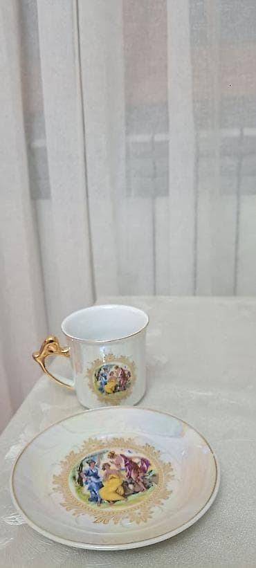 cay dəsti: Çay dəsti, rəng - Ağ, Farfor, Yaponiya — 3
