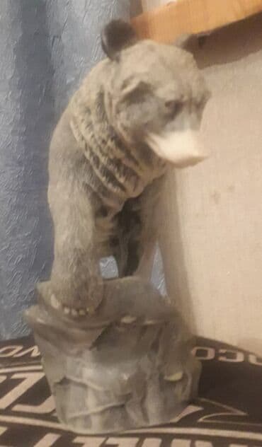 canavar sekilleri profil ucun: Fiqur, Mərmər, rəng - Boz — 1