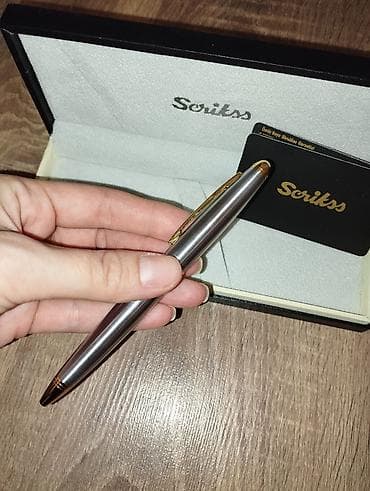 Qələmlər: Scribe markalı hədiyyə qutusunda dəstləşdirilmiş metal qələm. yenidir — 1