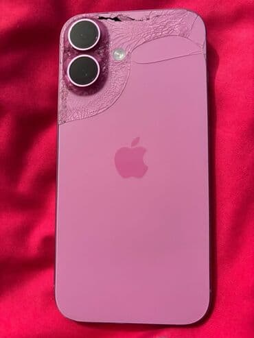 iphone se 4 qiymeti: IPhone 16, 128 GB, Çəhrayı, Qırıq — 2