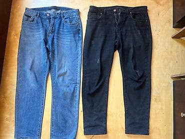 cinsler: Kişi şalvar dəsti - Növlər: 3 cüt cins şalvar + 1 cüt klassik şalvar — 1