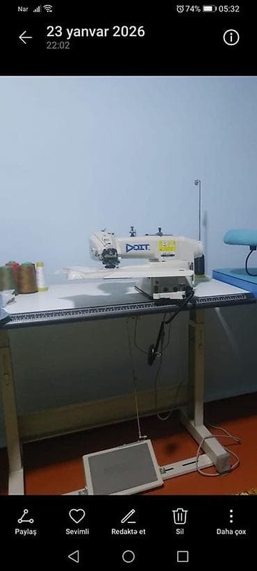 hərbiləşdirilmiş mühafizə idarəsi: Peşəkar tikiş avadanlıqları dəsti - DQT sənaye tikiş maşını – birbaşa — 2