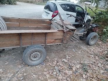 Motoblok qoşqulu yük arabası - Güclü benzinli motoblok bazası ilə