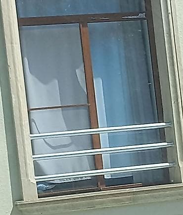 ucuz pencere: Pəncərə üçün təhlükəsizlik barmaqlığı - Material: paslanmayan metal — 1