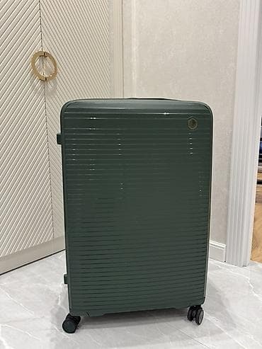 Qaçış trenajorları: Böyük ölçülü səyahət çamadanı – tünd yaşıl rəngdə, sərt korpuslu — 2