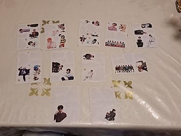 kul qabı: Məhsul: K-pop mövzulu stiker vərəqləri dəsti Təsvir: - K-pop idol və — 1