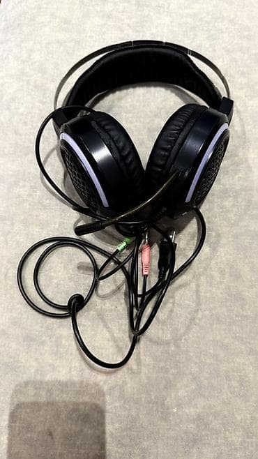 razer qulaqlıq: Oyun qulaqlığı – 3.5 mm + USB bağlantılı, kabel üzərində mikrofon - — 1
