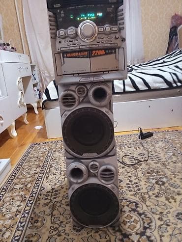 Mikrofonlar: JVC ev audio sistemi – güclü stereo mərkəz yüngül varı enfirim — 2