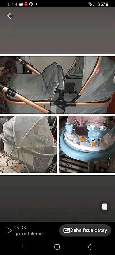 3-ü 1-də araba, İşlənmiş, Yaş: <1 ay