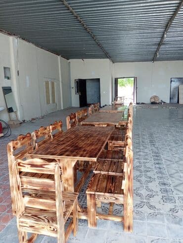 пластиковые окна в баку цена: Новый, Прямоугольный стол, 4 стула, Нераскладной, Дерево, Азербайджан — 6