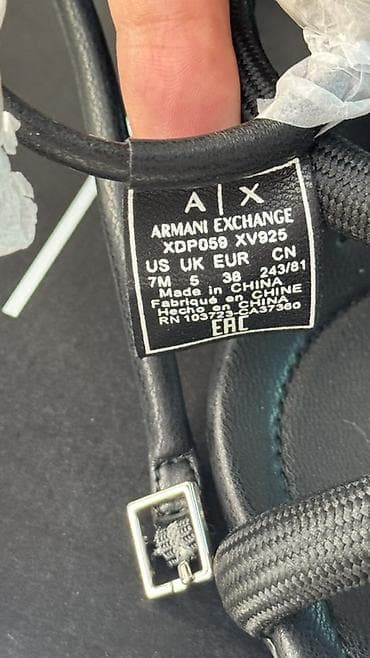 canta armani: Armani Exchange qadın sandaleti - Model: A|X Armani Exchange, kod — 4