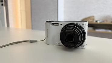 ucuz noutbuk: Samsung kompakt fotoaparat – ağ rəng - 18x optik zum, 24–432 mm — 4