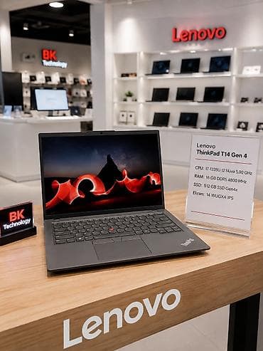 i7 processor: Yeni Lenovo ThinkPad, 14 ", Intel Core i7, 512 GB, Ödənişli çatdırılma, Rayonlara çatdırılma — 1