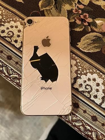 Аудиотехника: IPhone 8, Золотой, Битый — 2