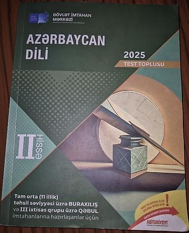 Məhsul: “Azərbaycan dili – Test Toplusu 2025”, II hissə Nəşriyyat — 1
