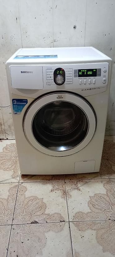 samsung c: Paltaryuyan maşın Samsung, 7 kq, İşlənmiş, Avtomat, Qurutma var, Ödənişli çatdırılma — 1