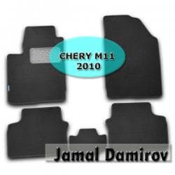 ayaqalti rezin: Novline chery m11 2010 ucun kovrolit ayaqaltilar "aileron" — 1