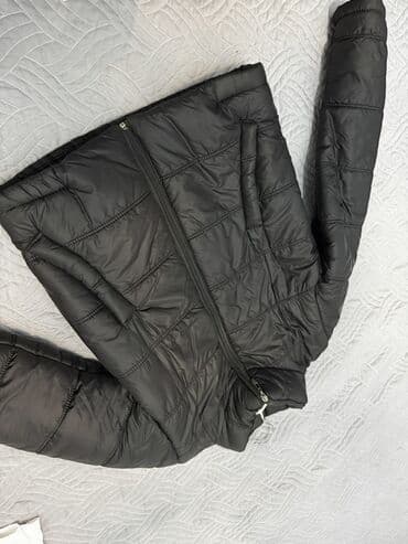 İdman geyimləri: Qara rəngli yüngül puffy/şişmə gödəkçə - Rəng: mat qara - Üst — 3