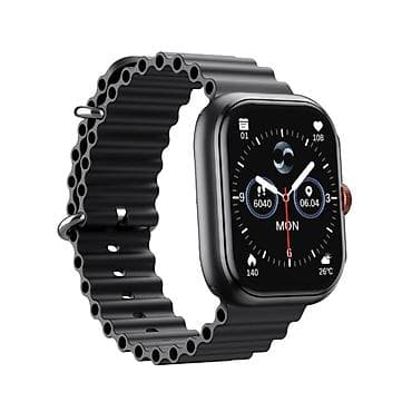 Наручные часы: Смарт часы, Умные, Сенсорный экран, цвет - Черный — 2