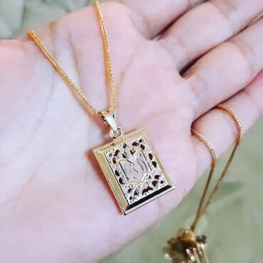 dini suvinerler: Dini bəzək, Sarı qızıl, 585 Əyar, 327 g — 2