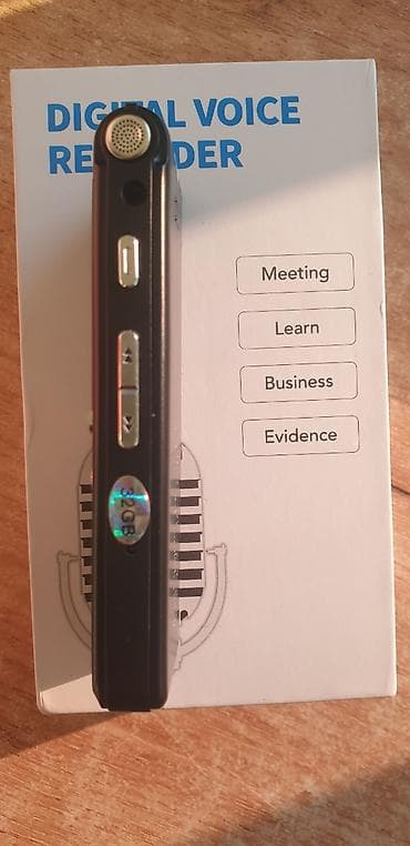 Diktofonlar: Rəqəmsal Səs Yazıcı – Model: D06 Xüsusiyyətlər: - 32 GB daxili yaddaş — 3
