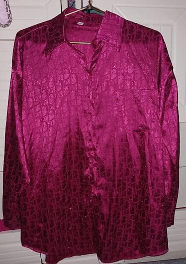 Рубашки: Мужская рубашка, Dior, L, цвет - Розовый — 1