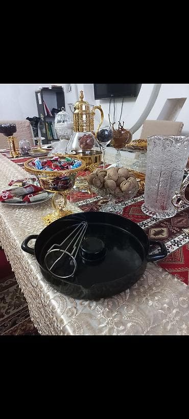 denge qabı: Qədimi qabdır indi beləsi yoxdur qril bişirmək üçün emal qab dəmirin — 6