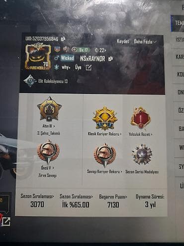 bas: PUBG Mobile hesabı – zəngin inventar və nadir kosmetikalar — 10