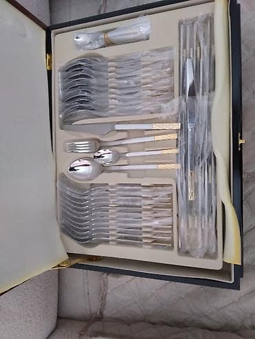 alet desti: YAGMUR Home dəst – lüks çatal-bıçaq qaşıq seti Məhsul yenidir — 2
