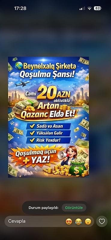 son zeng dekoru: Xidmət: Beynəlxalq şirkətin onlayn qazanc proqramı Təsvir: - Sadə — 1