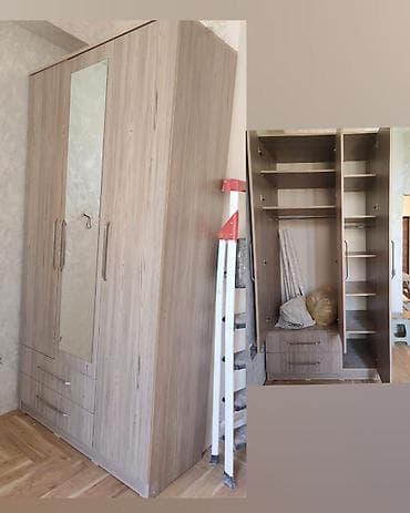 Dolab 160₼. Ölçü 2.41/1.14. dərinlik 60. Ünvan — 1
