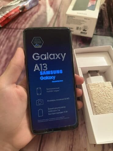 HTC: Samsung Galaxy A13, 64 GB, rəng - Qara, Düyməli, Barmaq izi, İki sim kartlı — 5