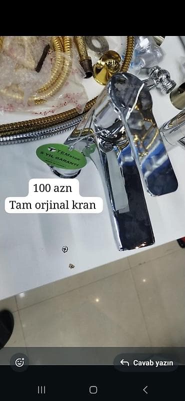TECMSTAR markalı orijinal qarışdırıcı kranlar – hamam və mətbəx üçün