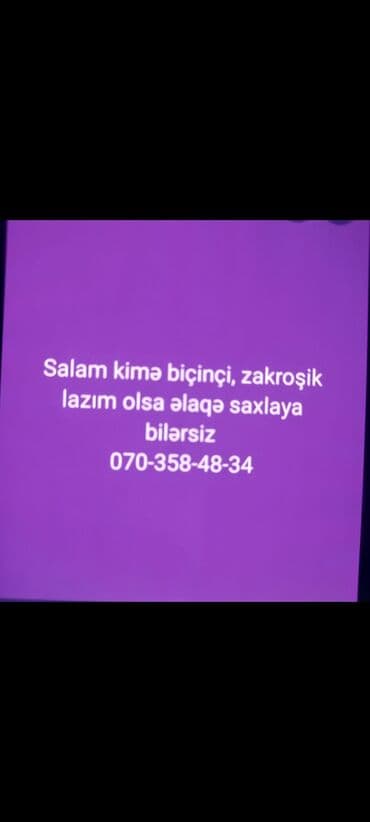 Tikiş: Salam kime bicimci zakroşik her növ modeller kesim lazimdisa desin