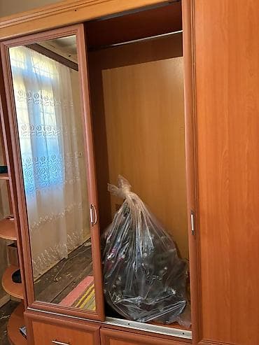 dolab islenmis: İşlənmiş, 2 qapılı, Güzgülü, Qəhvəyi, Digər material, Kupe, Düz dolab — 3